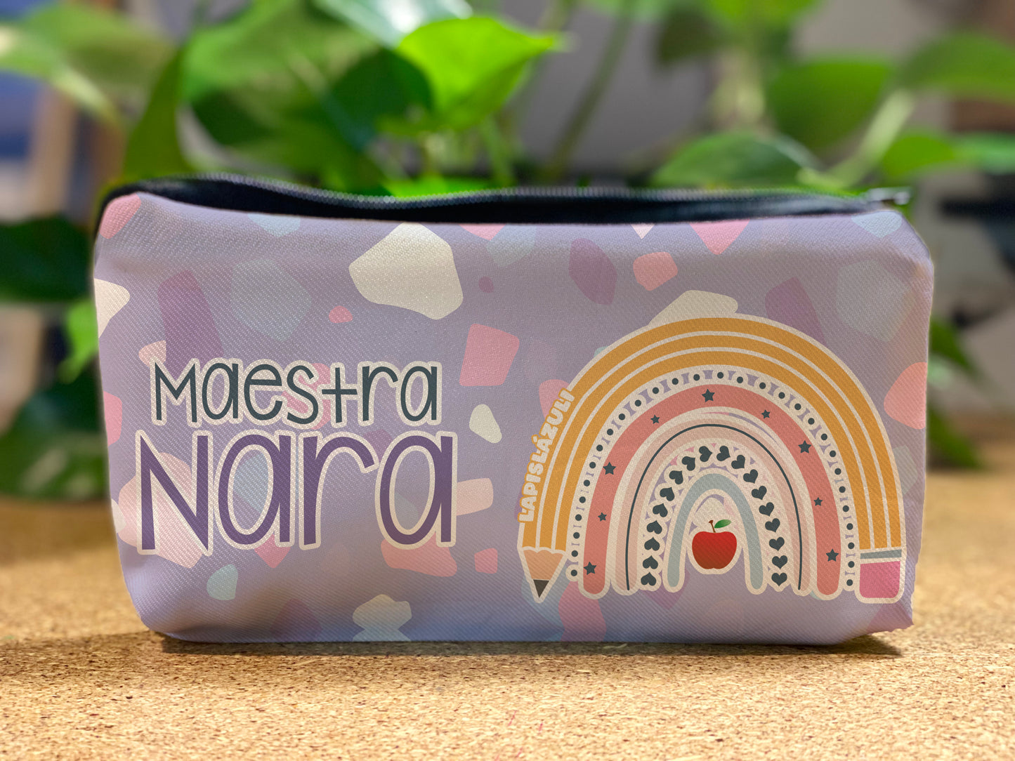 Lapicera Chica │ Arcoíris Lápiz Boho Morado