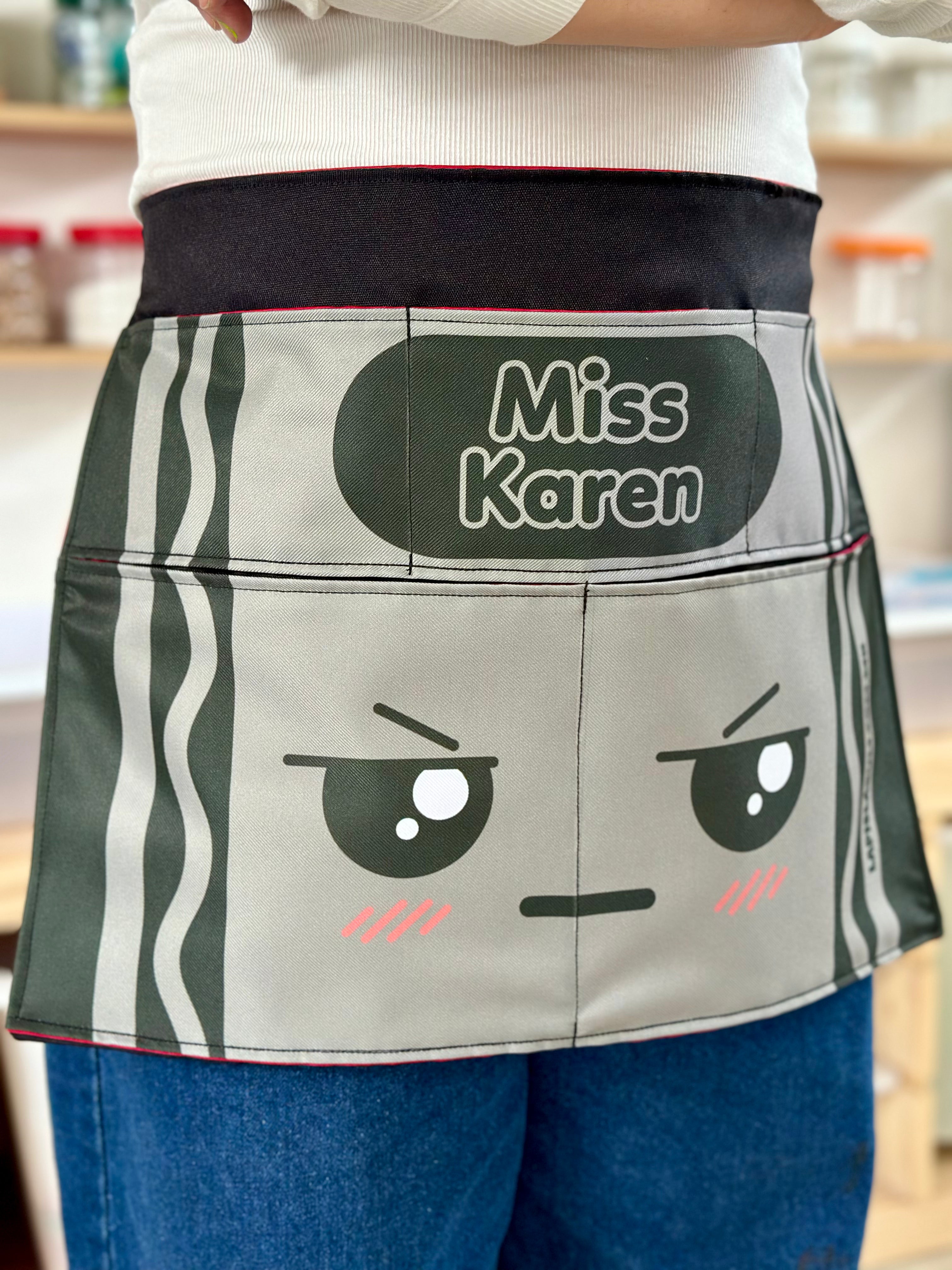 Maxidelantal │ Crayola Negra