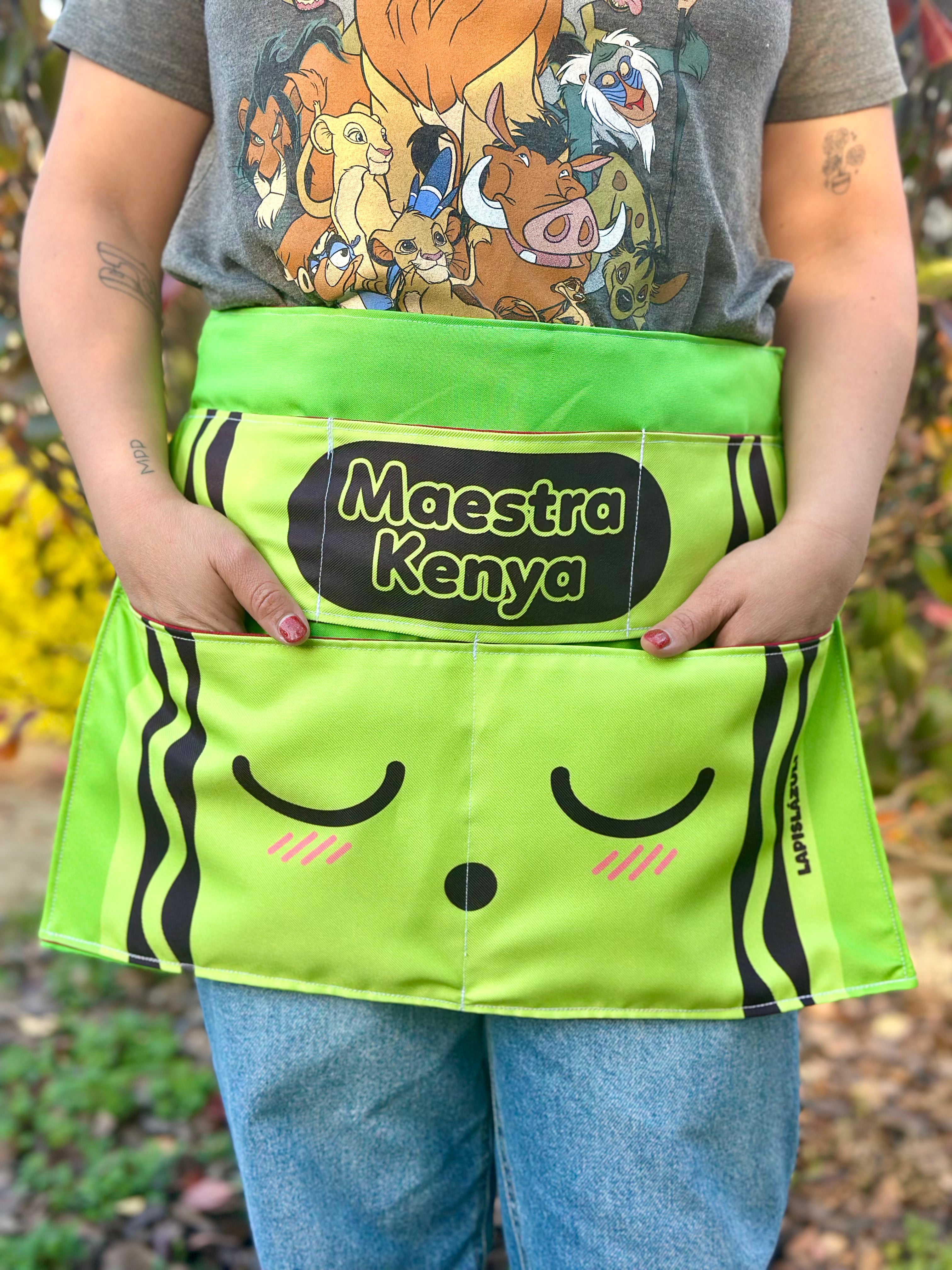 Maxidelantal │ Crayola Verde Limón