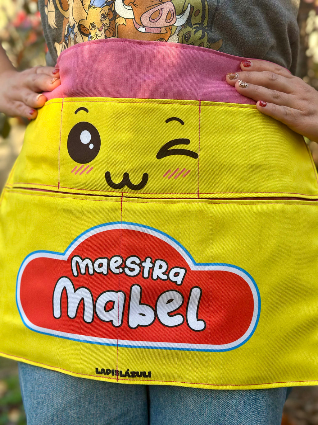 Maxidelantal │ Plastilina Rosa