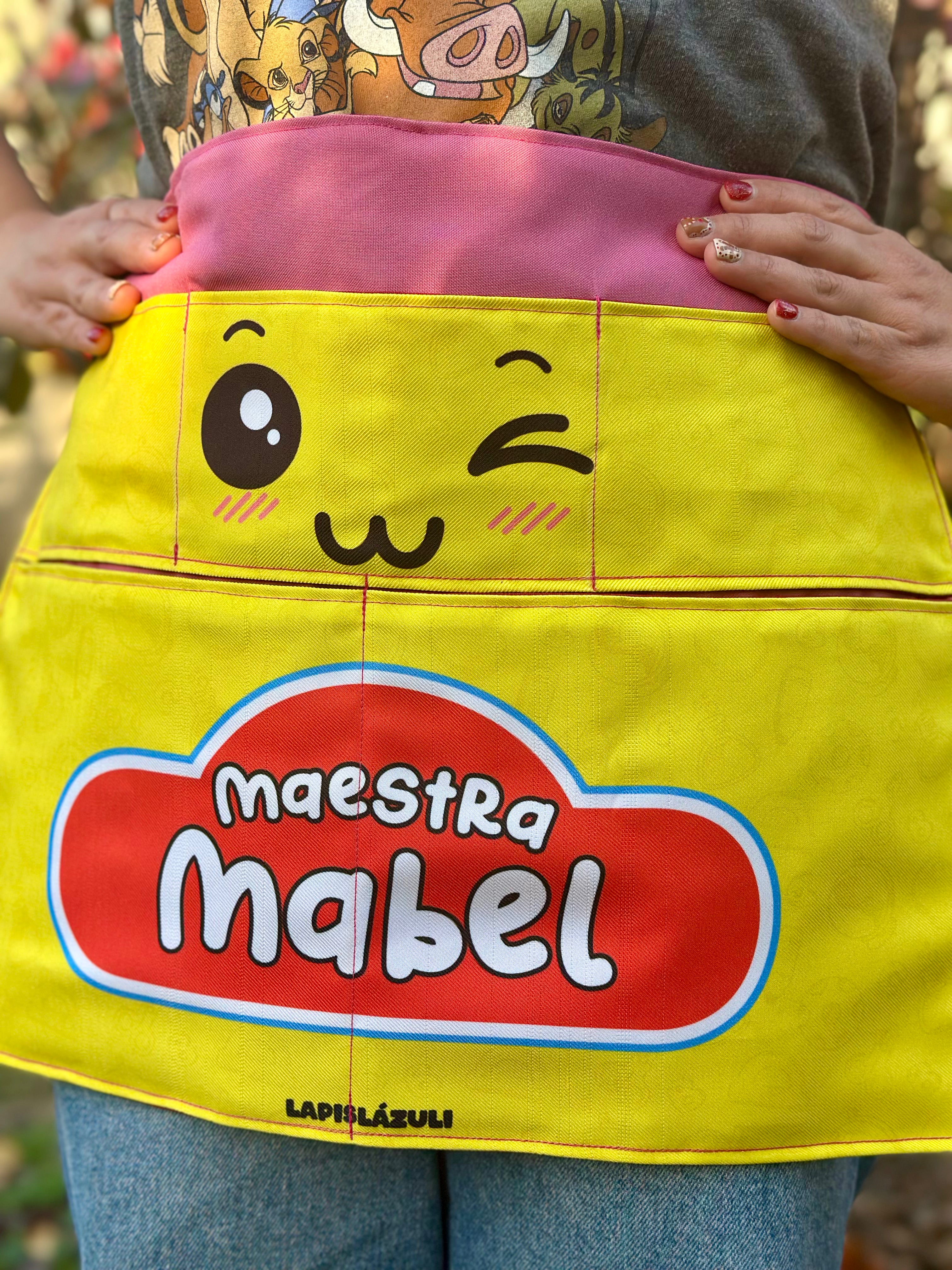 Maxidelantal │ Plastilina Rosa