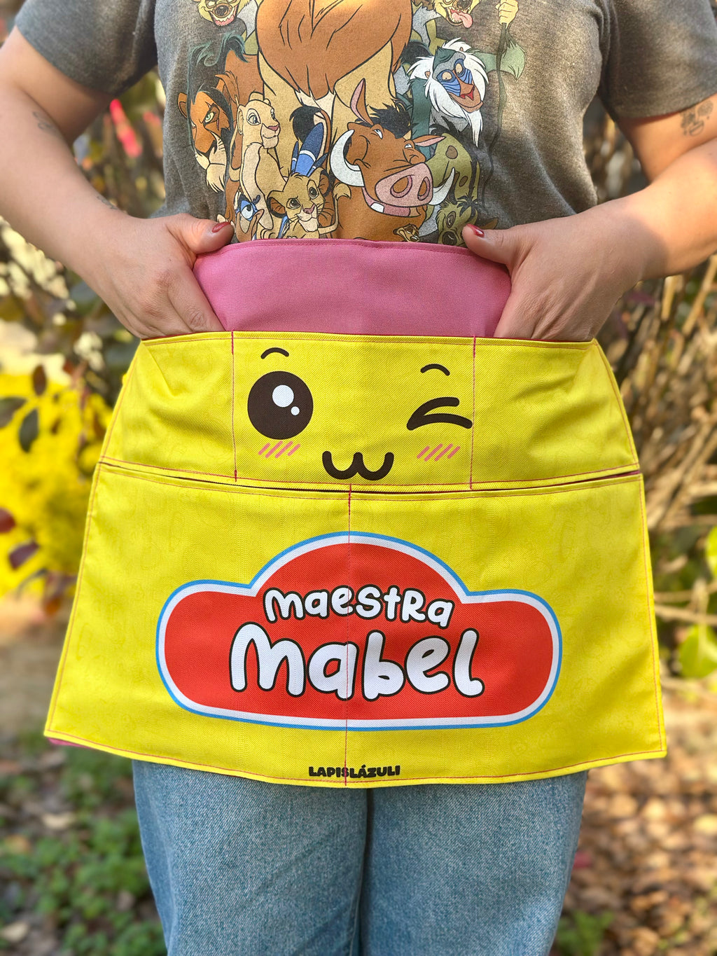 Maxidelantal │ Plastilina Rosa