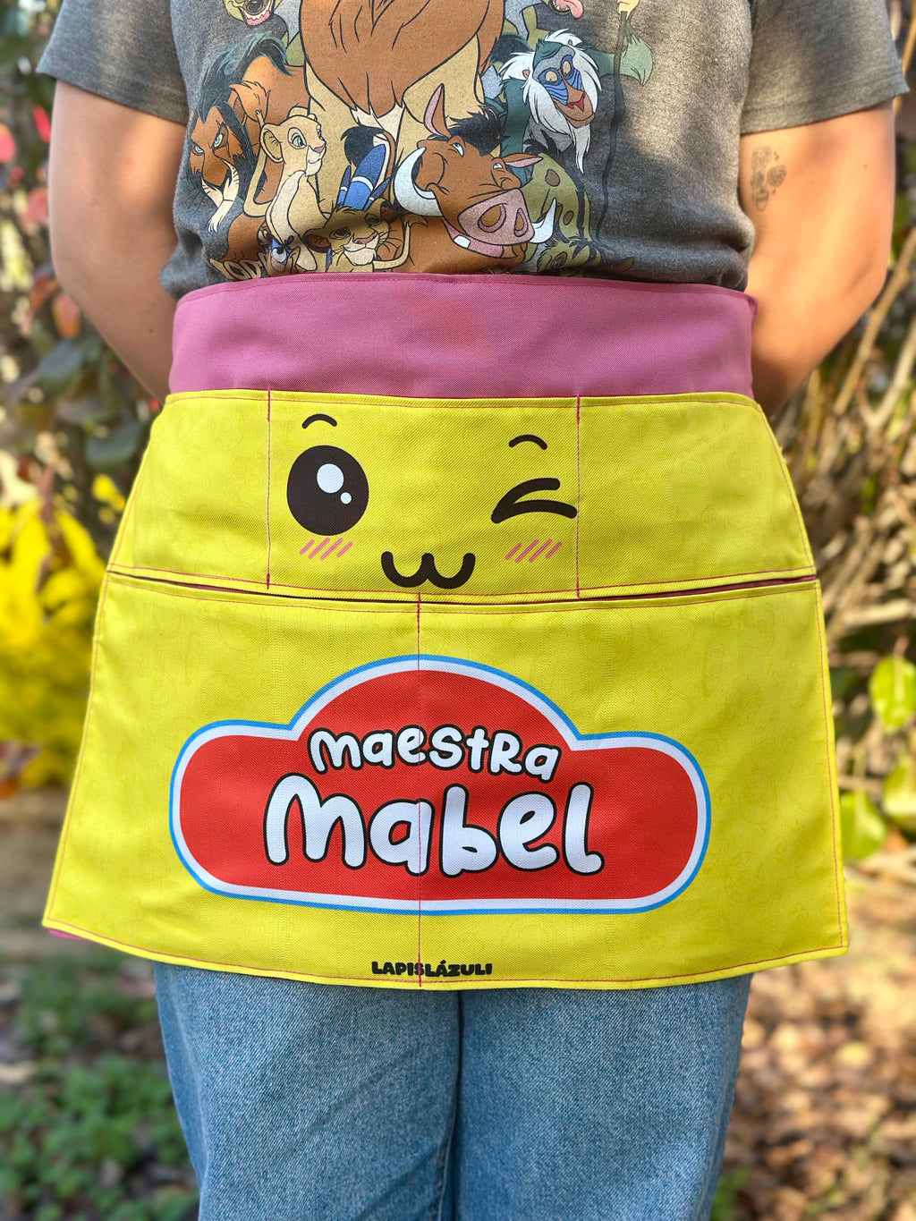 Maxidelantal │ Plastilina Rosa