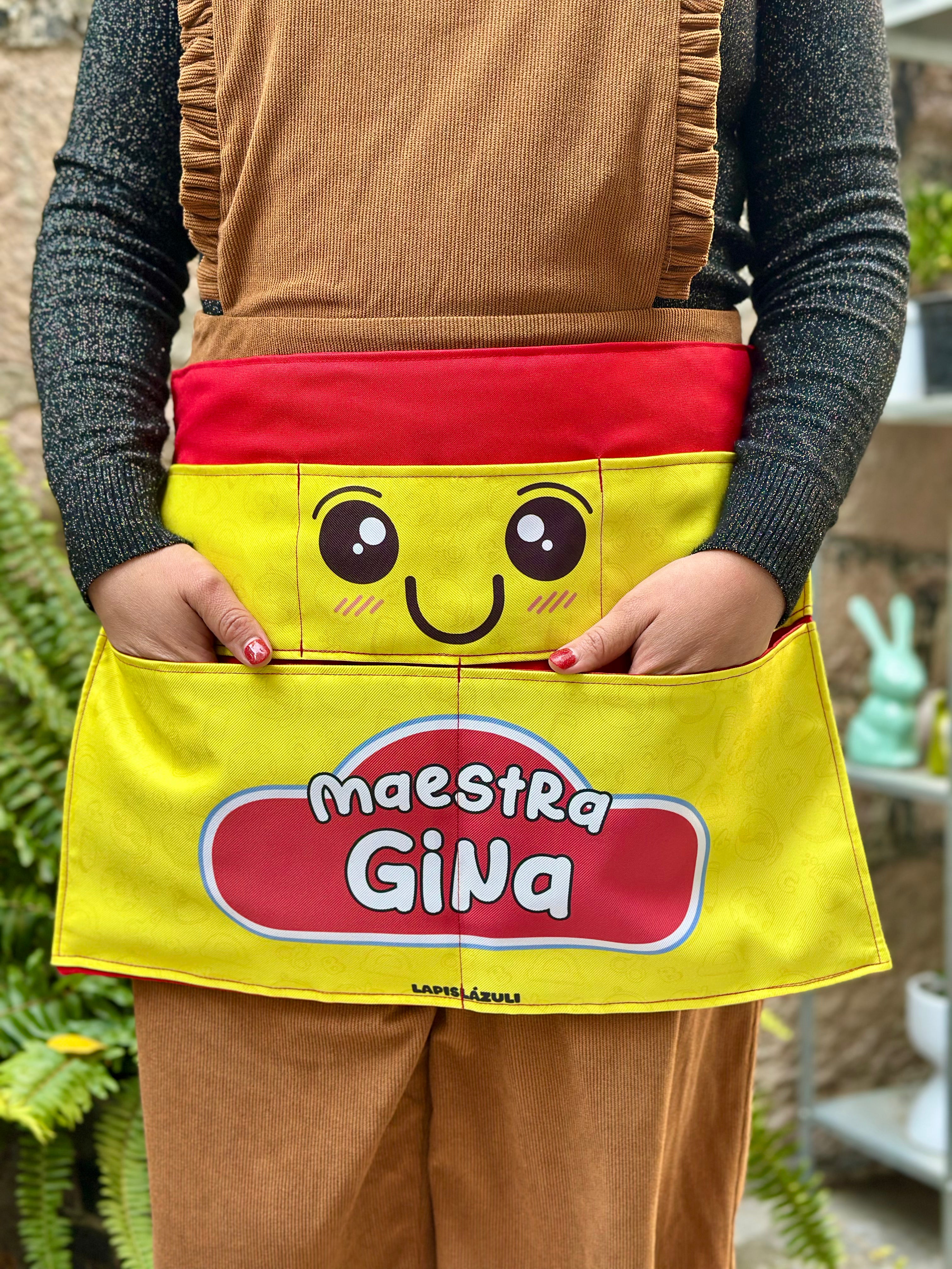 Maxidelantal │ Plastilina Roja