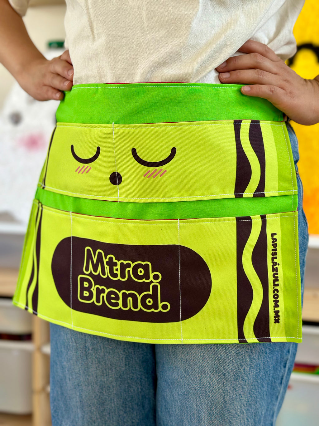 Delantal │ Crayola Verde Limón