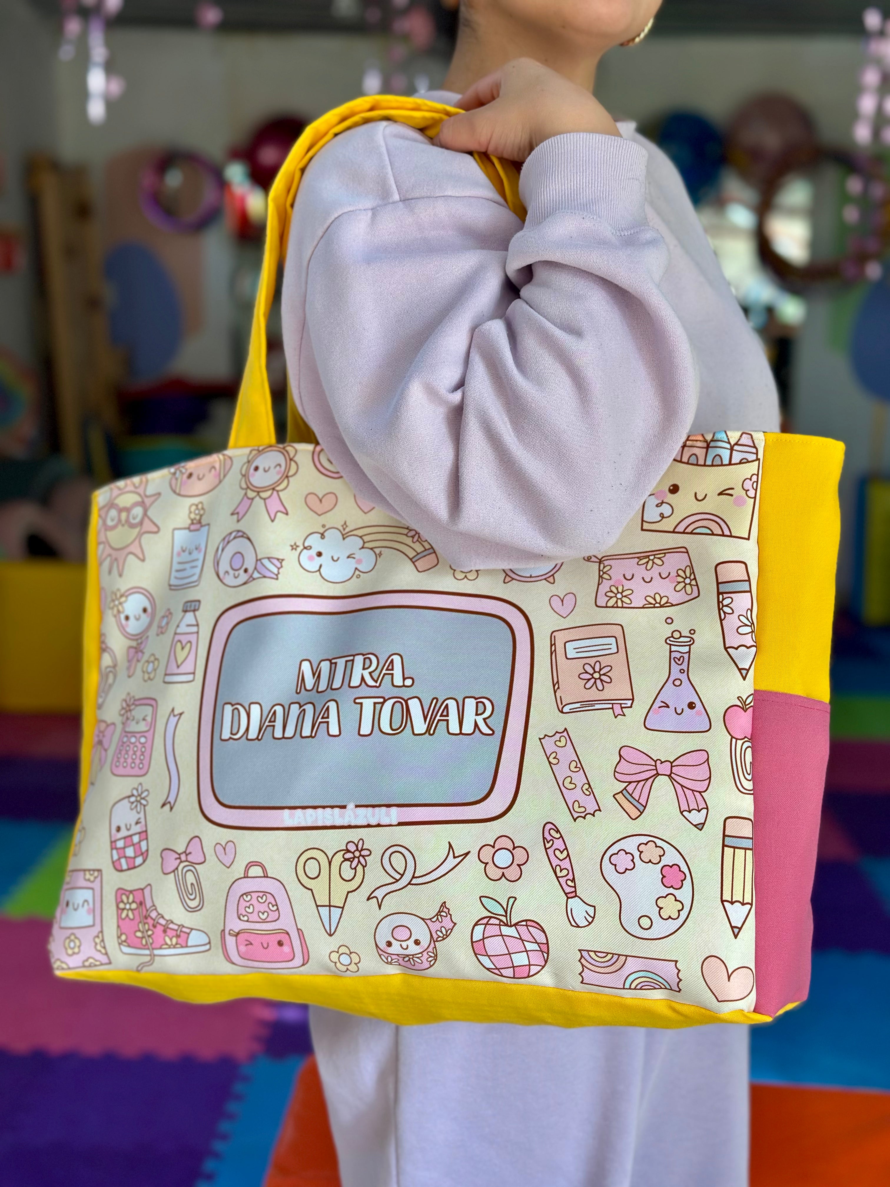 Maxibolsa │ Pizarrón Pastel