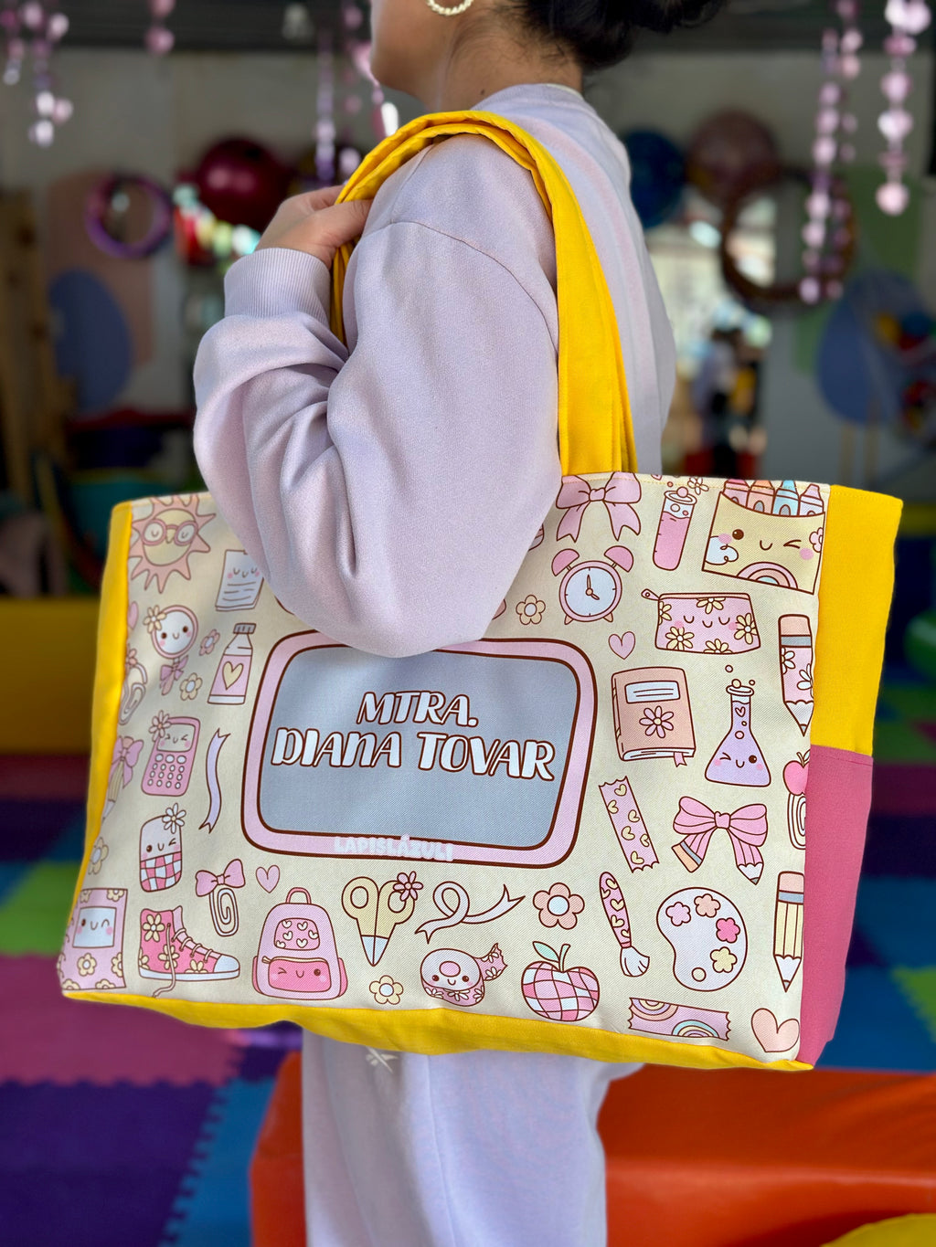 Maxibolsa │ Pizarrón Pastel