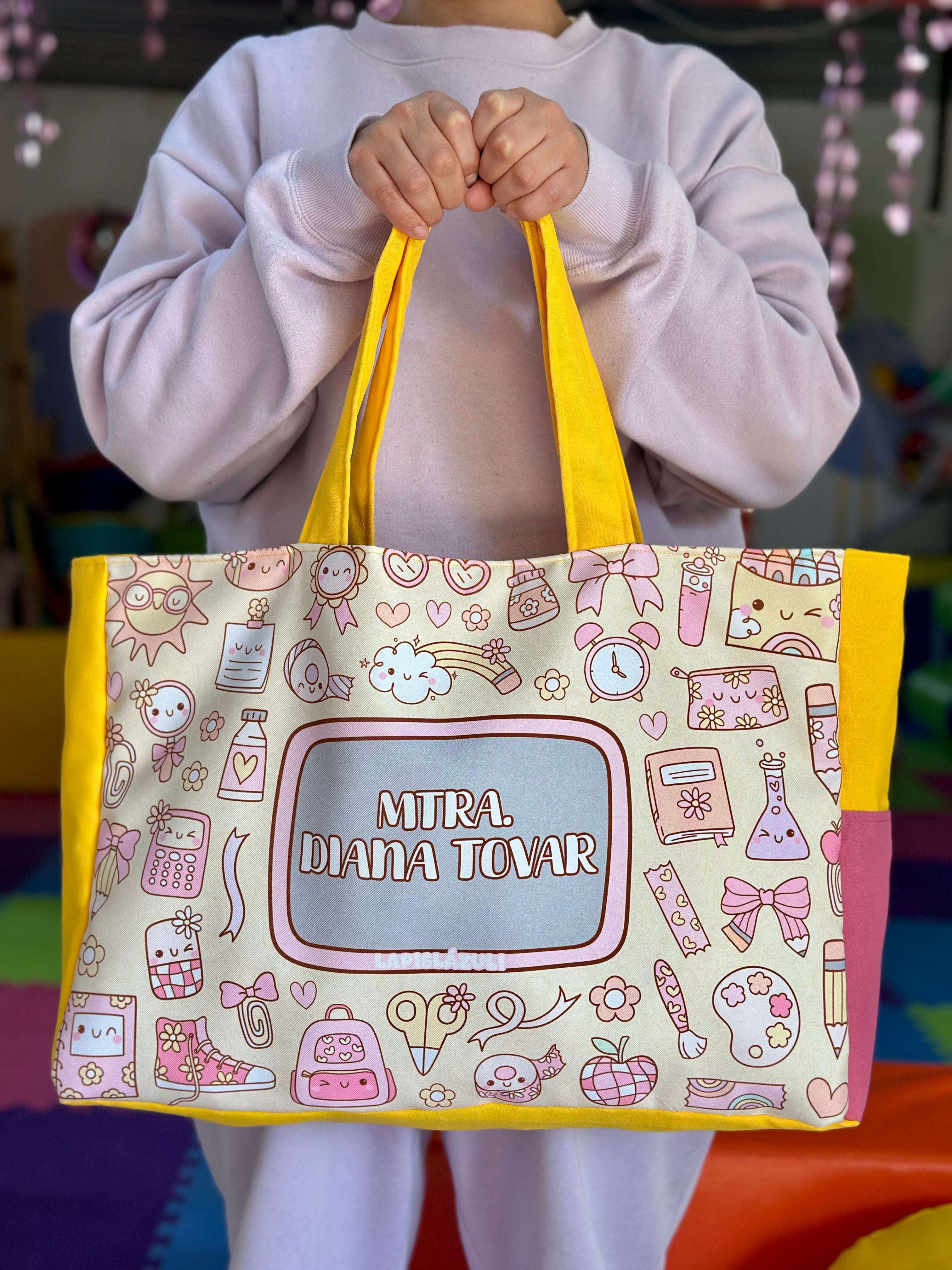 Maxibolsa │ Pizarrón Pastel