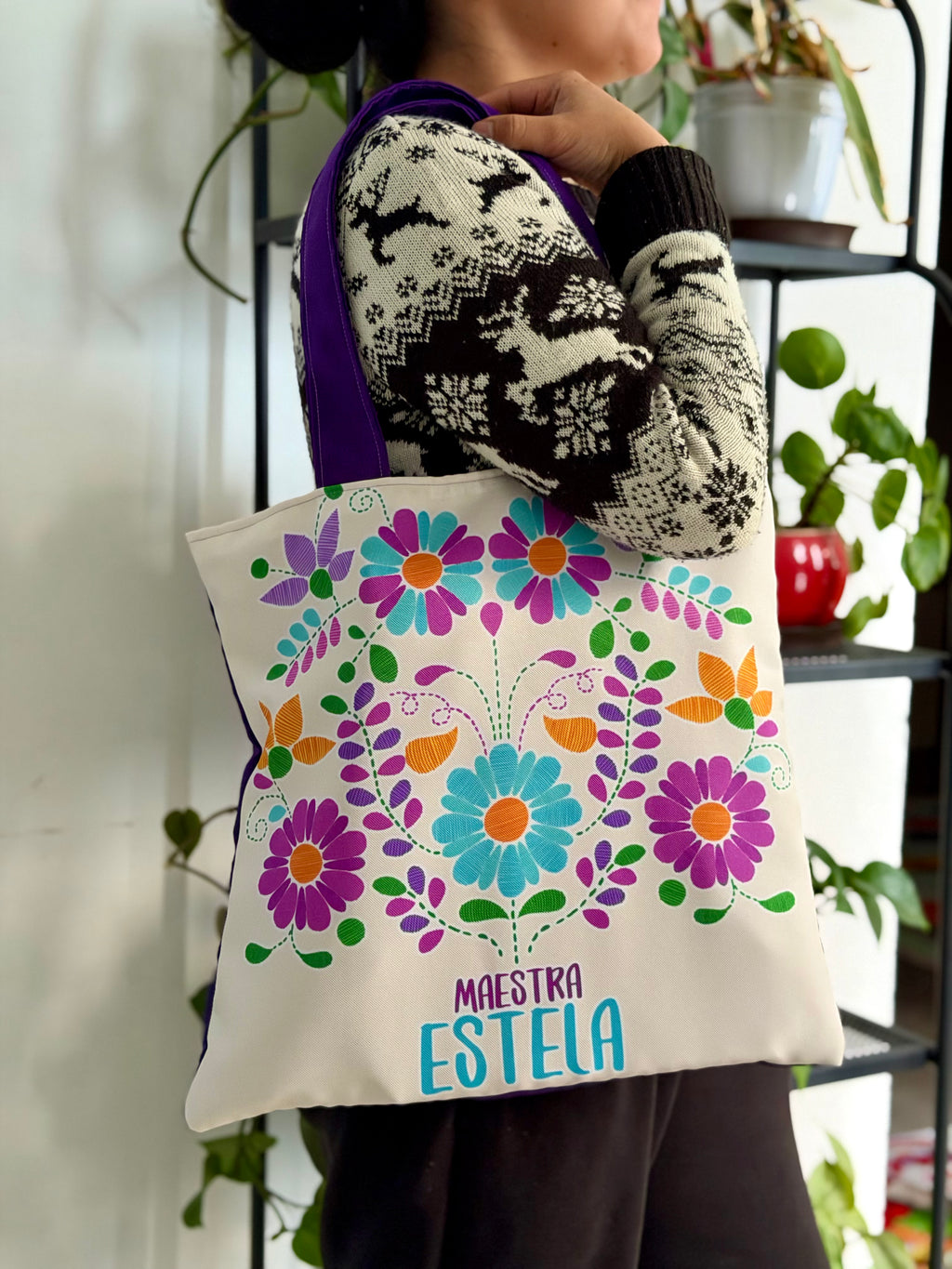 Morralito │ Impresión de Bordado Mexicano