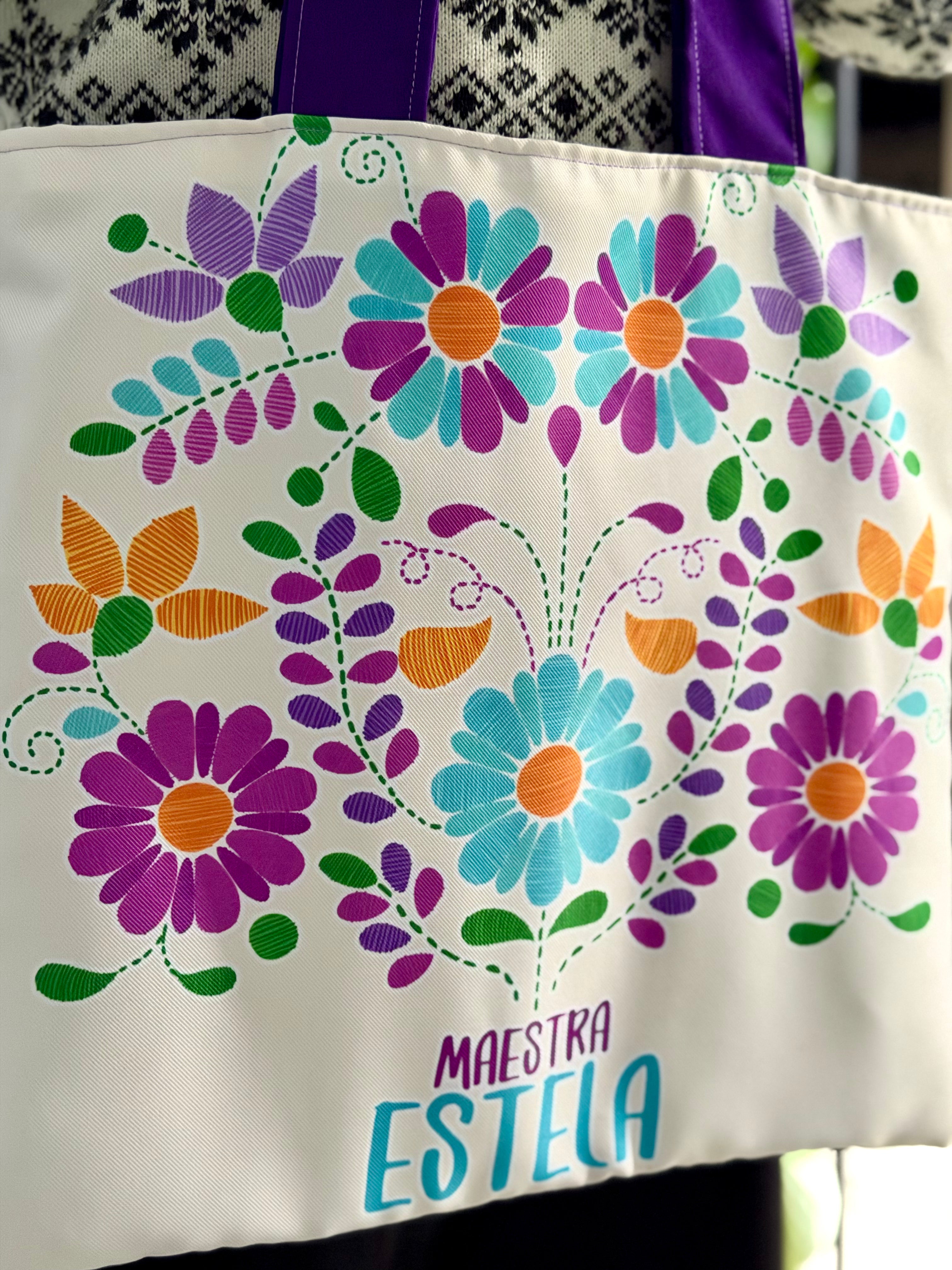 Morralito │ Impresión de Bordado Mexicano