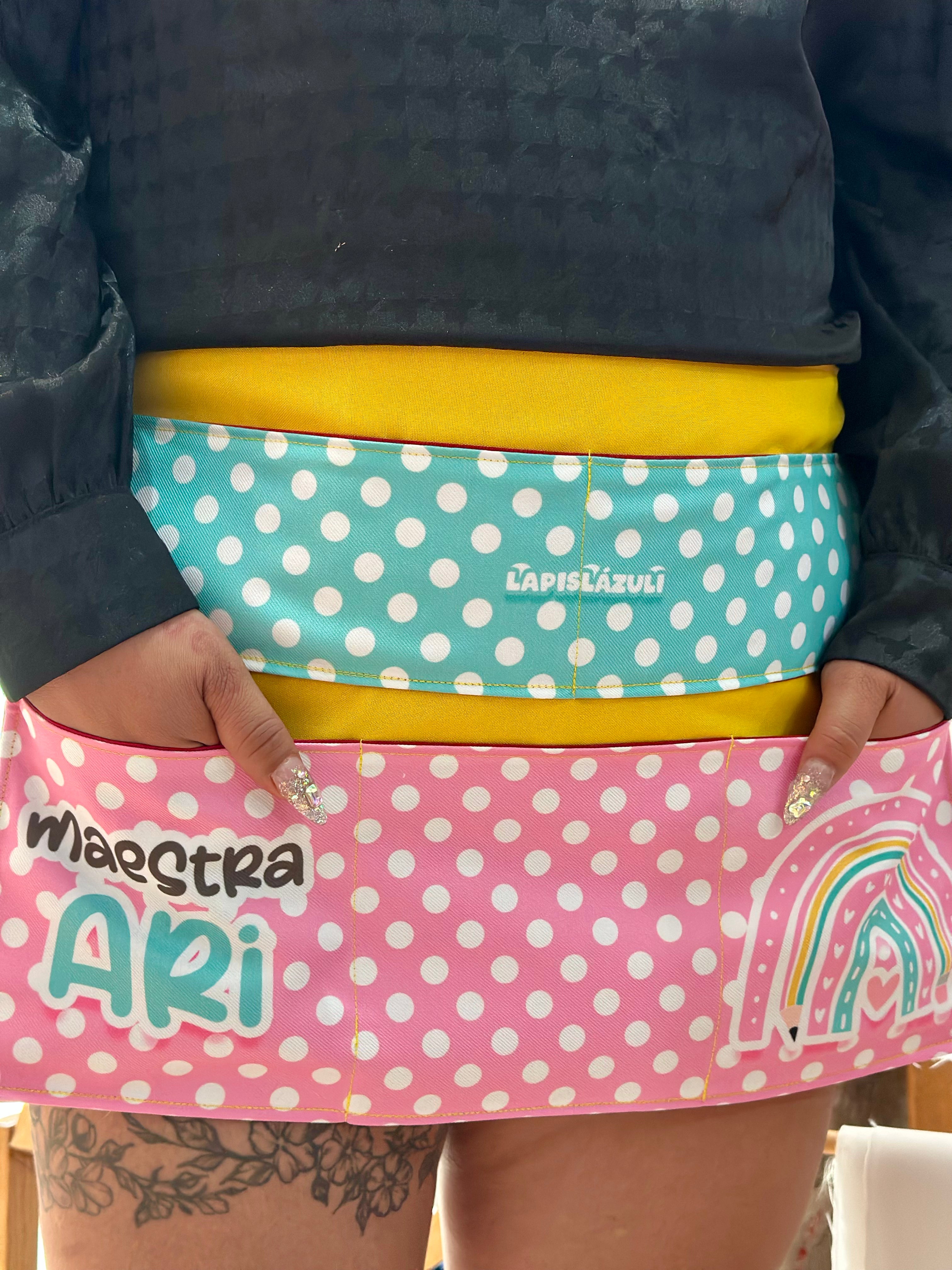 Delantal │ Arcoíris Lápiz Boho Multi II