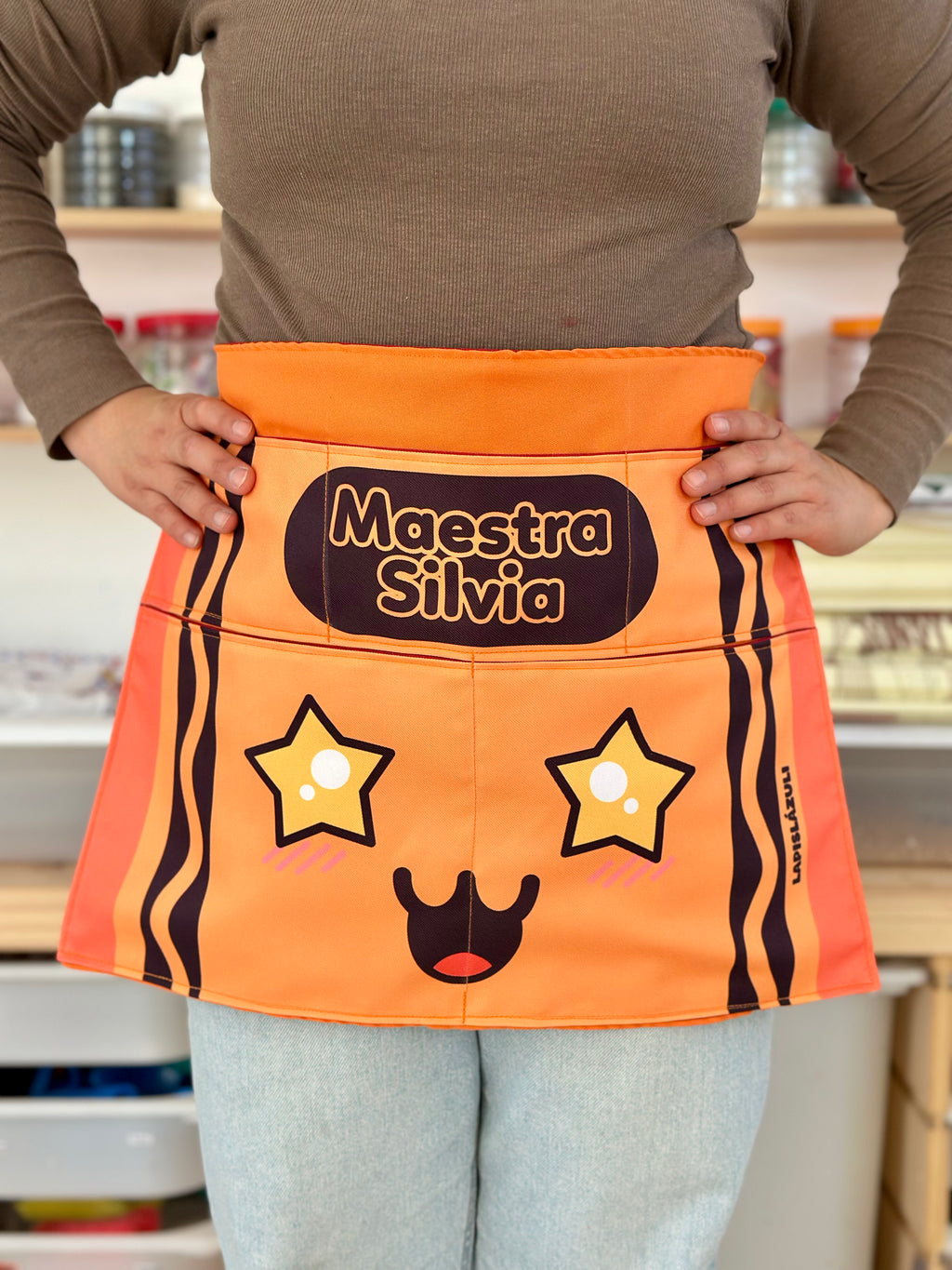 Maxidelantal │ Crayola Naranja