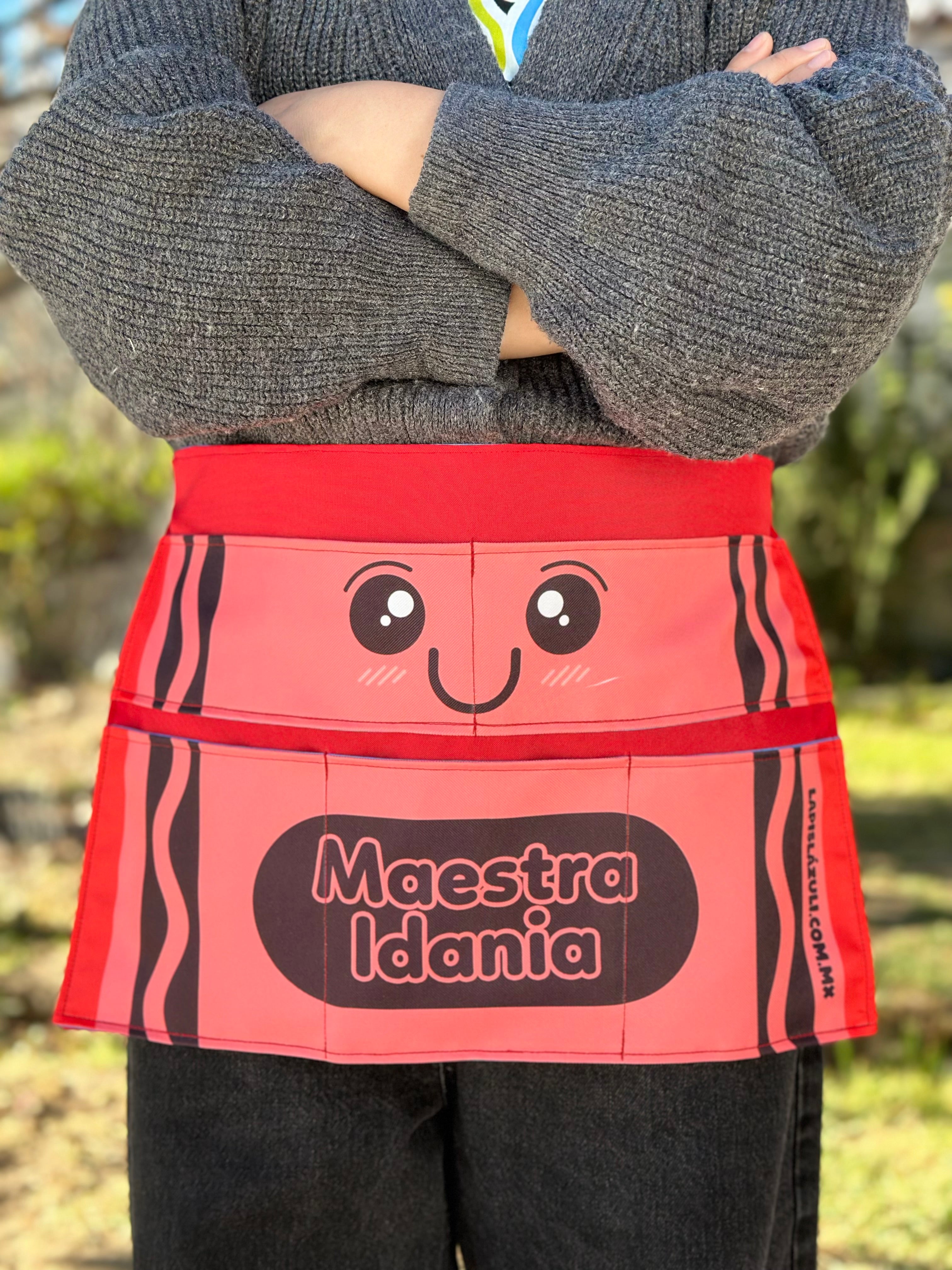 Delantal │ Crayola Roja