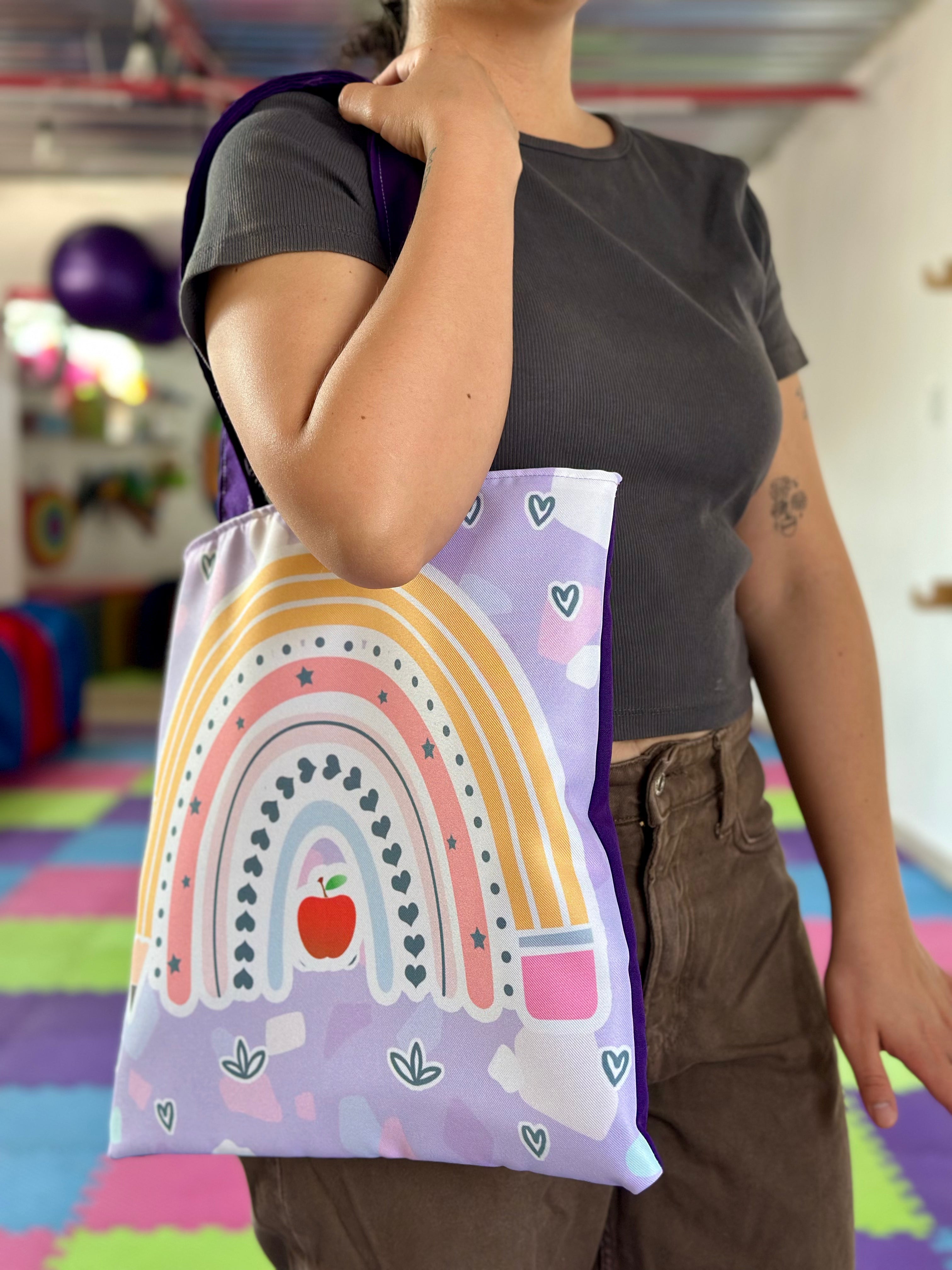 Morralito │ Arcoíris Lápiz Boho Morado