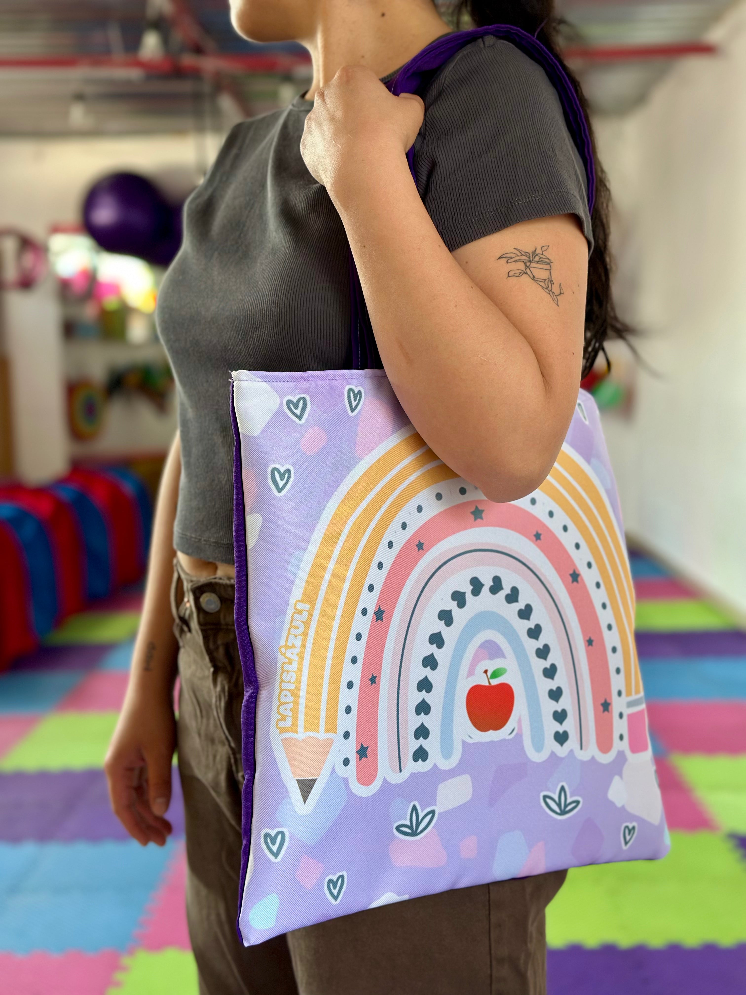 Morralito │ Arcoíris Lápiz Boho Morado