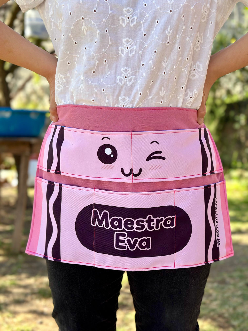 Delantal │ Crayola Rosa