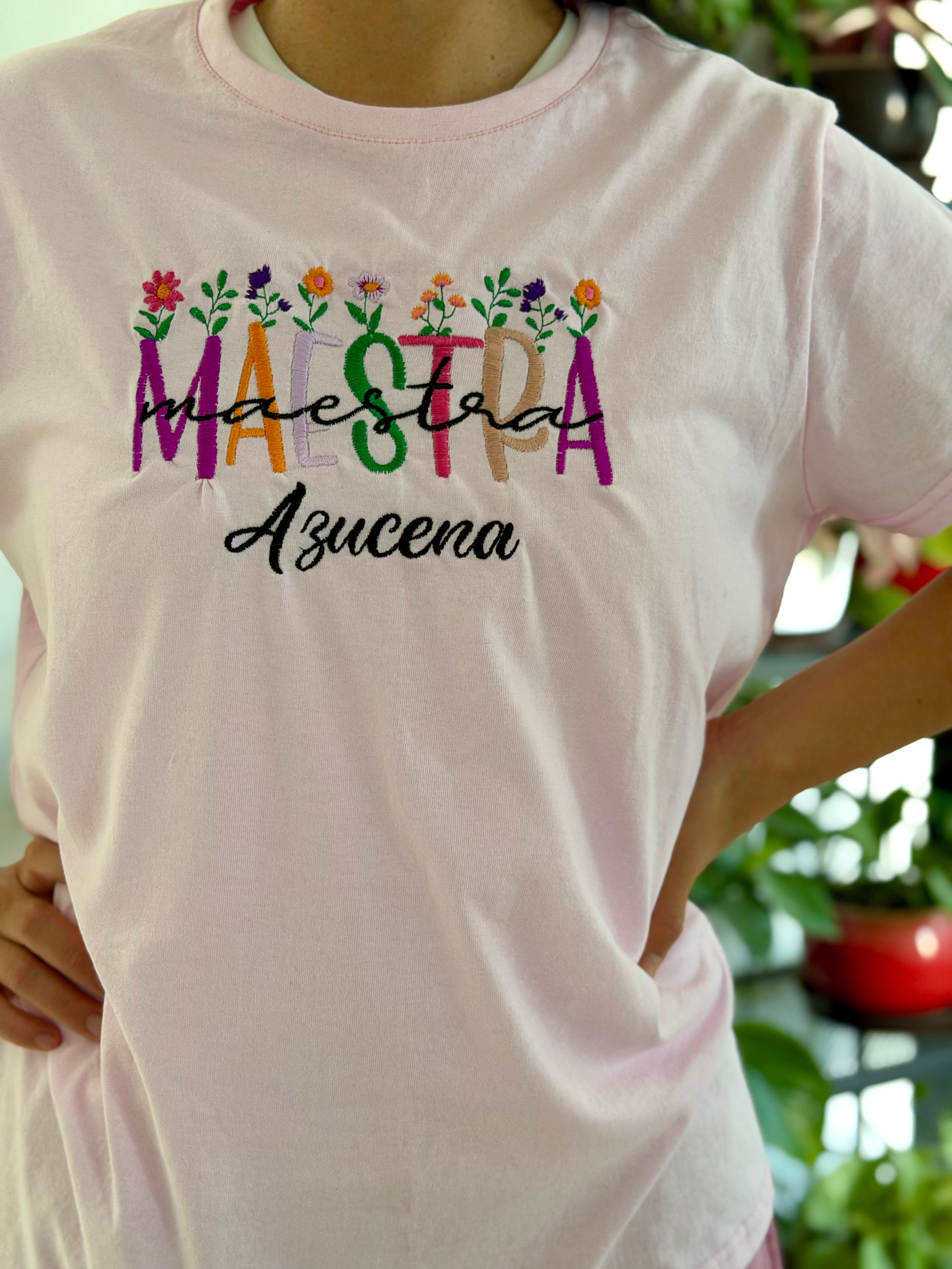 Playera | Flores de Maestra
