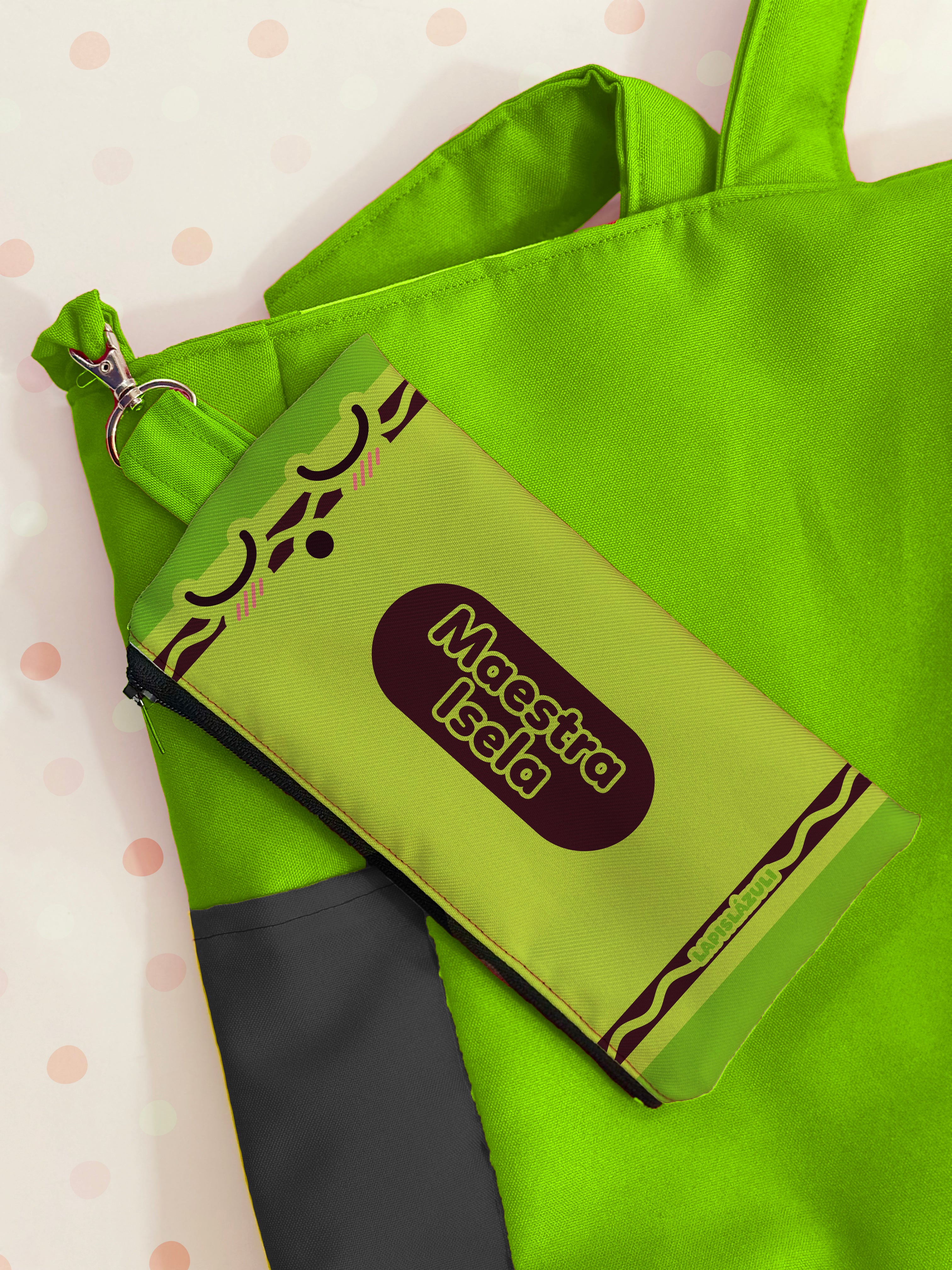 Colgante │ Crayola Verde Fosforecente