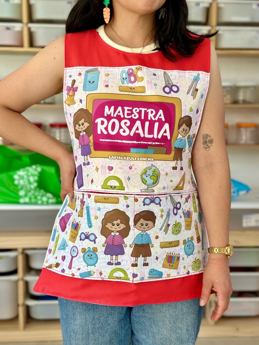 Bata | Pizarrón & Niños en Rosa - Lapislázuli