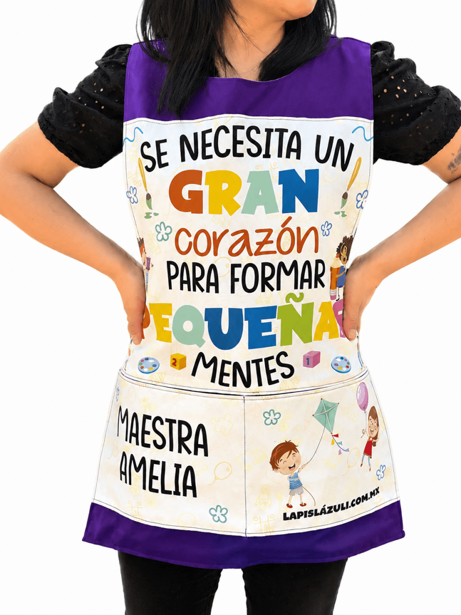Bata | Se necesita un gran corazón para formar Pequeñas Mentes - Lapislázuli