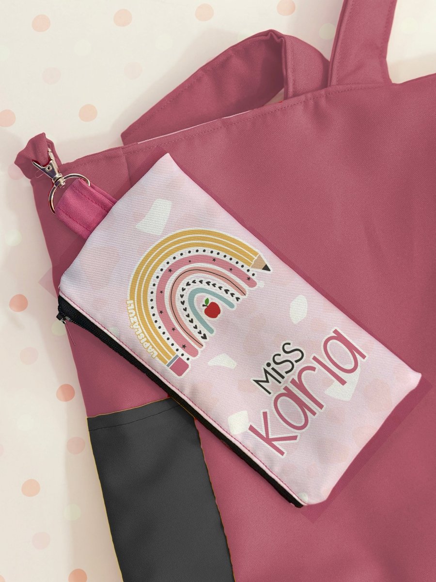 Colgante │ Arcoíris Lápiz Boho - Lapislázuli