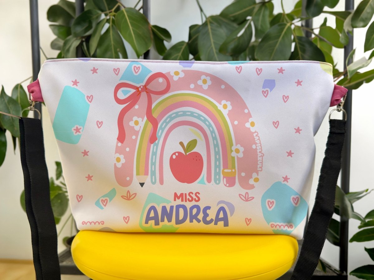 Crossbody | Arcoíris Lápiz Boho Pastel - Lapislázuli