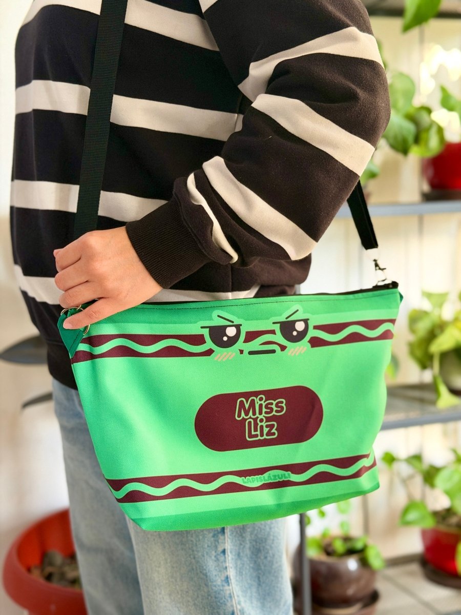 Crossbody | Crayón Verde Bosque - Lapislázuli