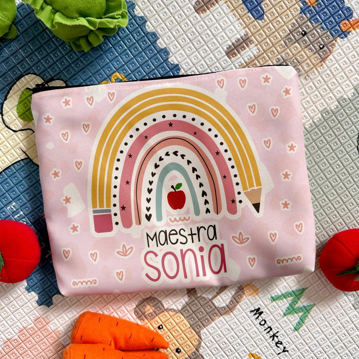 Lapicera Personalizada │ Arcoíris Lápiz Boho - Lapislázuli