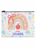 Lapicera Personalizada │ Arcoíris Lápiz Boho Pastel - Lapislázuli