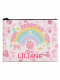 Lapicera Personalizada │ Arcoíris Lápiz Boho Pastel II - Lapislázuli