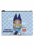 Lapicera Personalizada │ Bluey Va A La Escuela - Lapislázuli