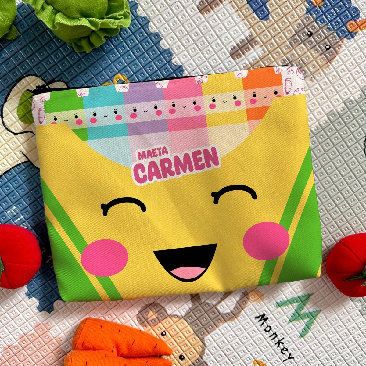 Lapicera Personalizada │ Cajita Crayolas V - Lapislázuli