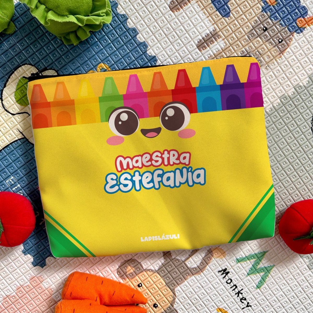 Lapicera Personalizada │ Cajita Crayolas XII - Lapislázuli