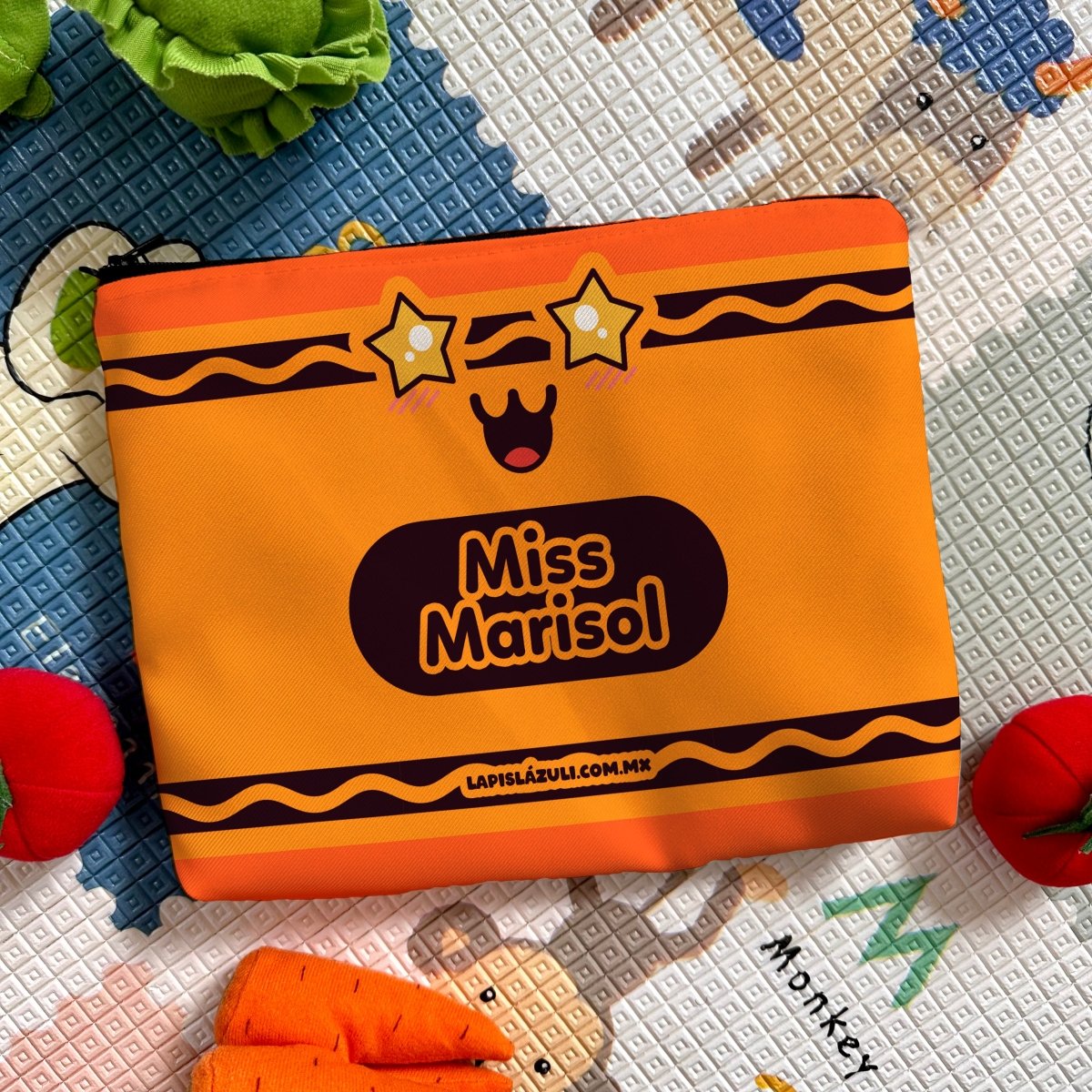 Lapicera Personalizada │ Crayola Naranja - Lapislázuli