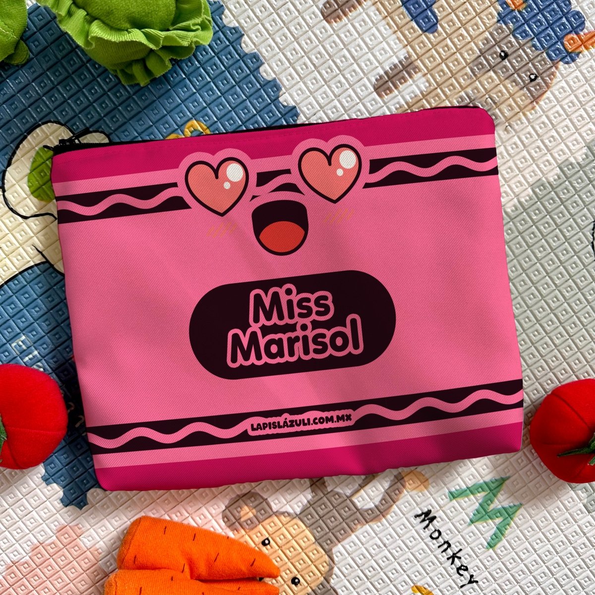 Lapicera Personalizada │ Crayola Rosa Mexicano - Lapislázuli