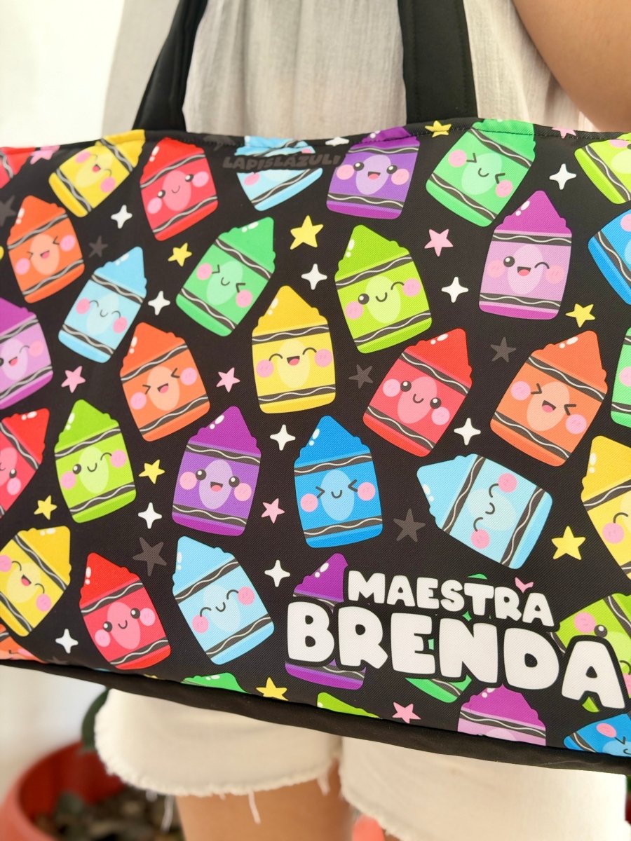 Maxibolsa │ Crayones - Lapislázuli