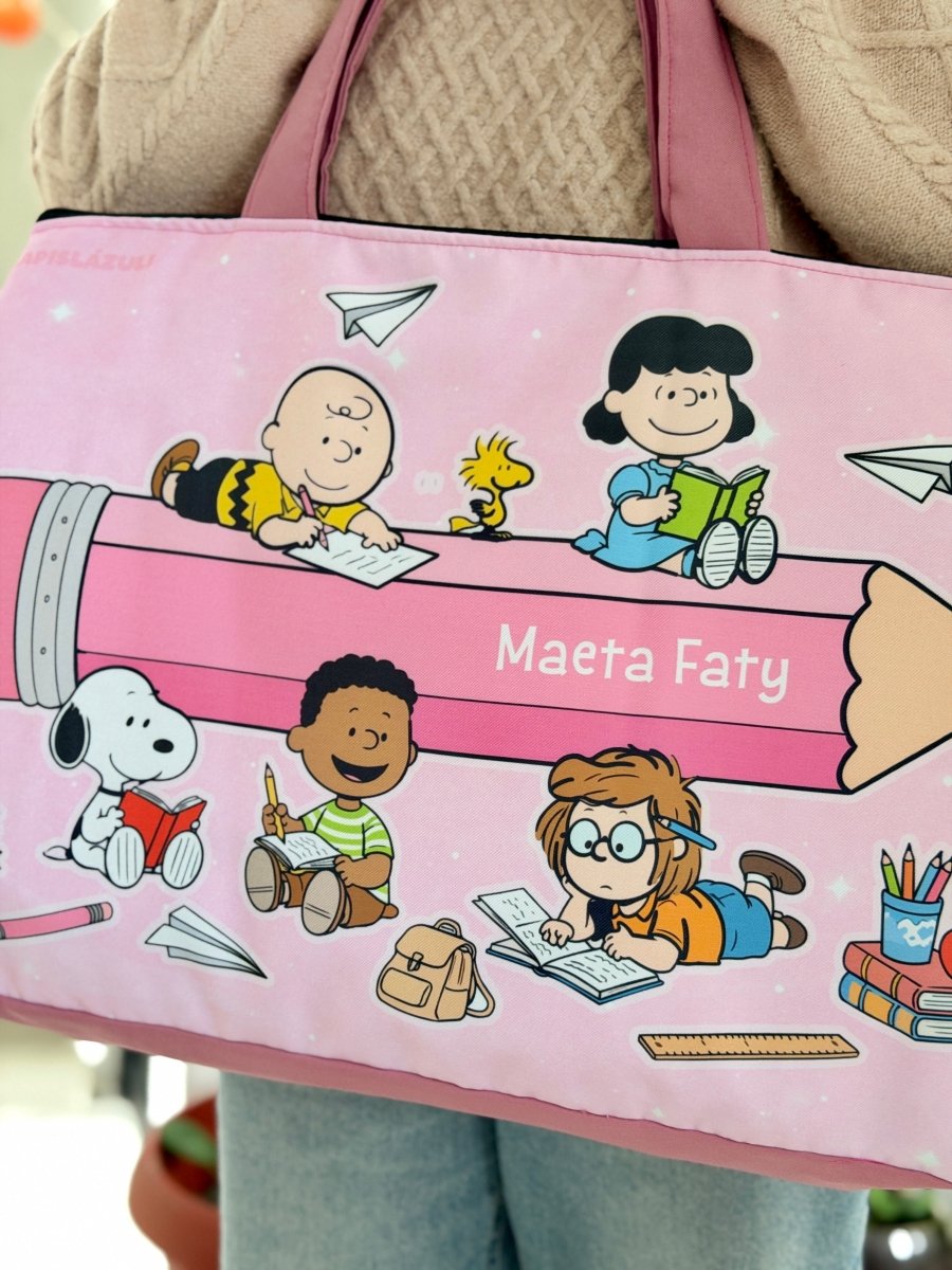 Maxibolsa │ Snoopy Lápiz - Lapislázuli
