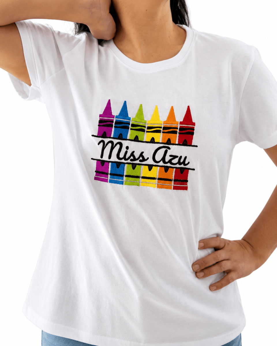 Playera | Crayones - Lapislázuli