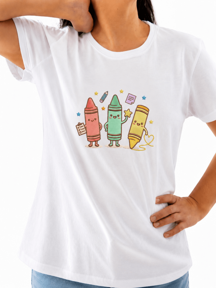 Playera | Crayones - Lapislázuli