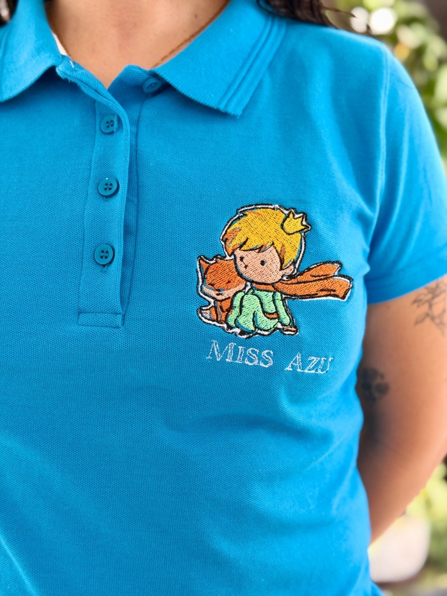 Playera Polo | Principito - Lapislázuli