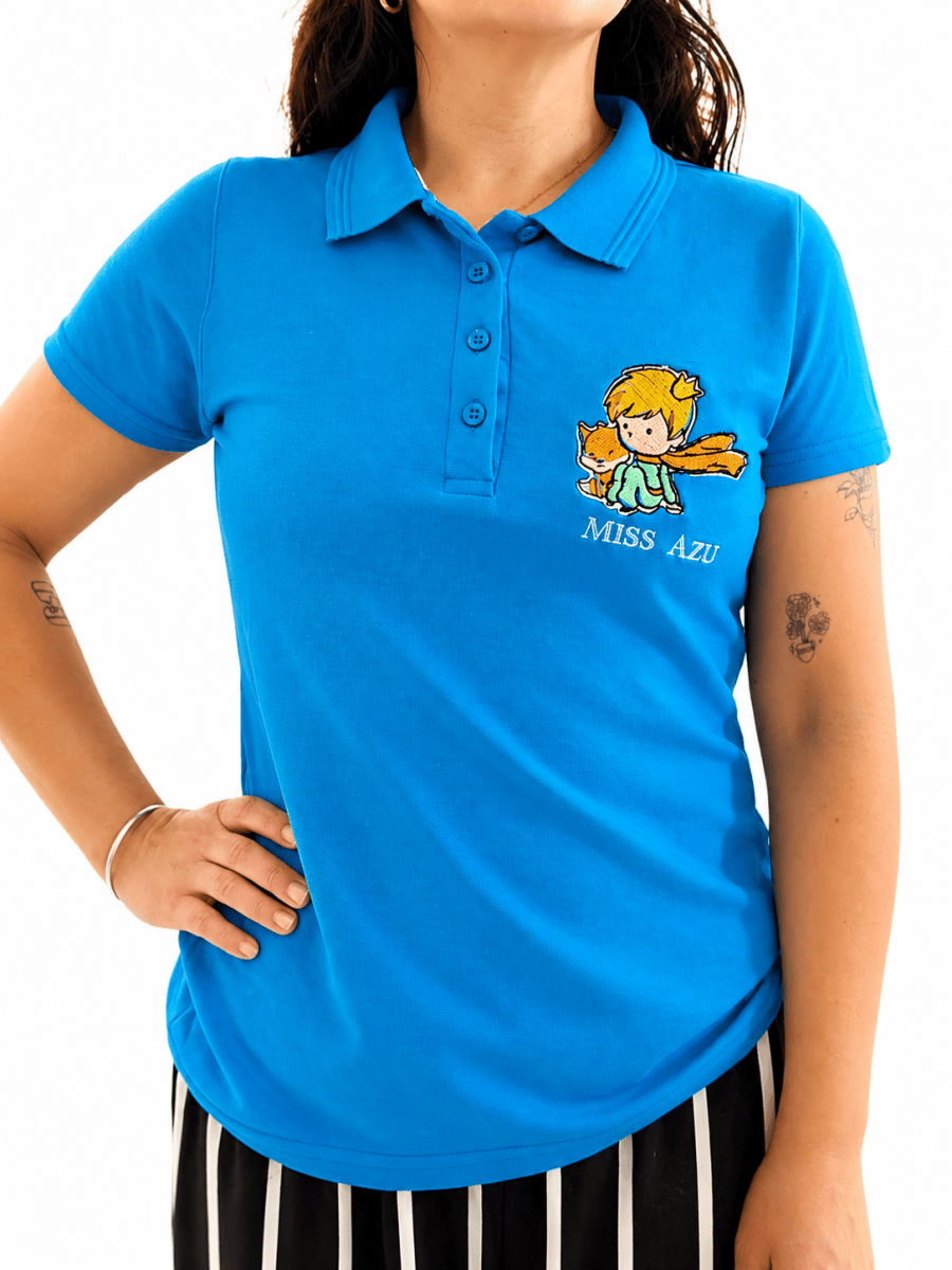Playera Polo | Principito - Lapislázuli