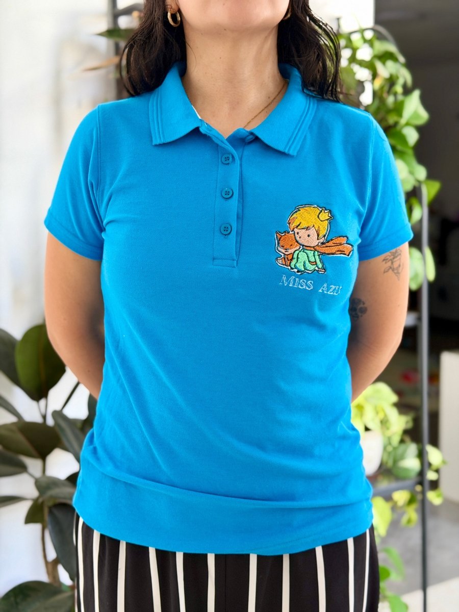 Playera Polo | Principito - Lapislázuli