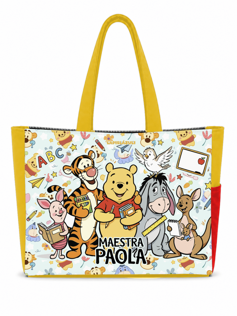 PREVENTA - Maxibolsa │ Winnie & Amigos - Lapislázuli