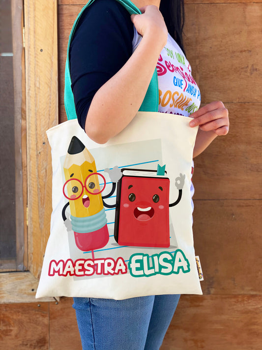 Totebag │ Lápiz & Libro