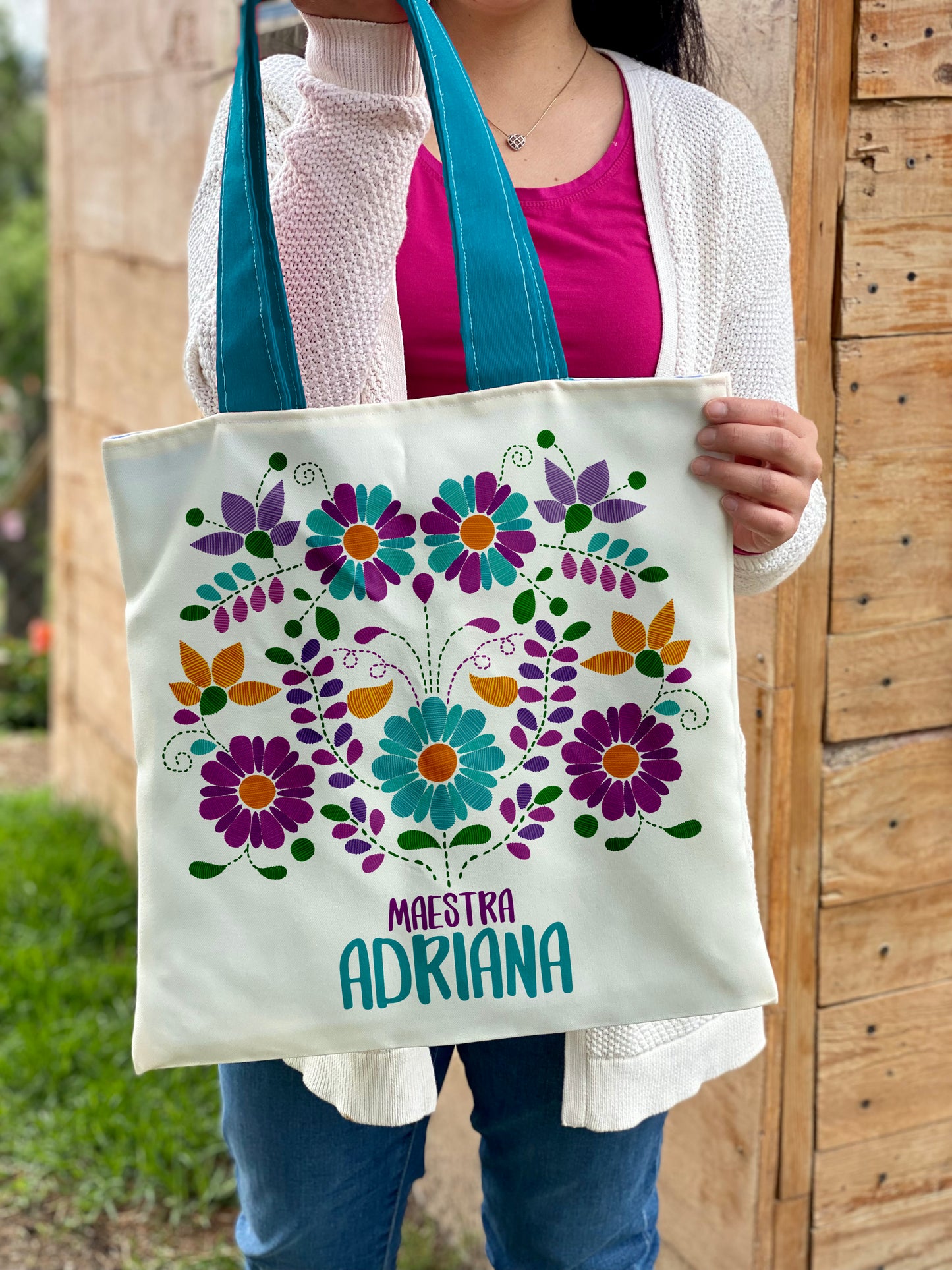 Totebag │ Impresión de Bordado Mexicano