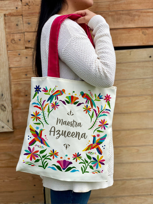 Totebag │ Impresión de Bordado Tenango