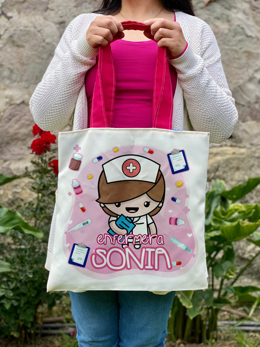 Totebag │ Enfermería Rosa