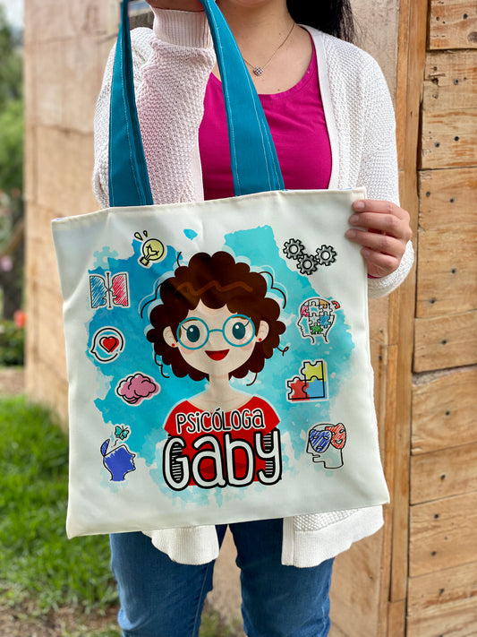 Totebag │ Psicóloga Azul